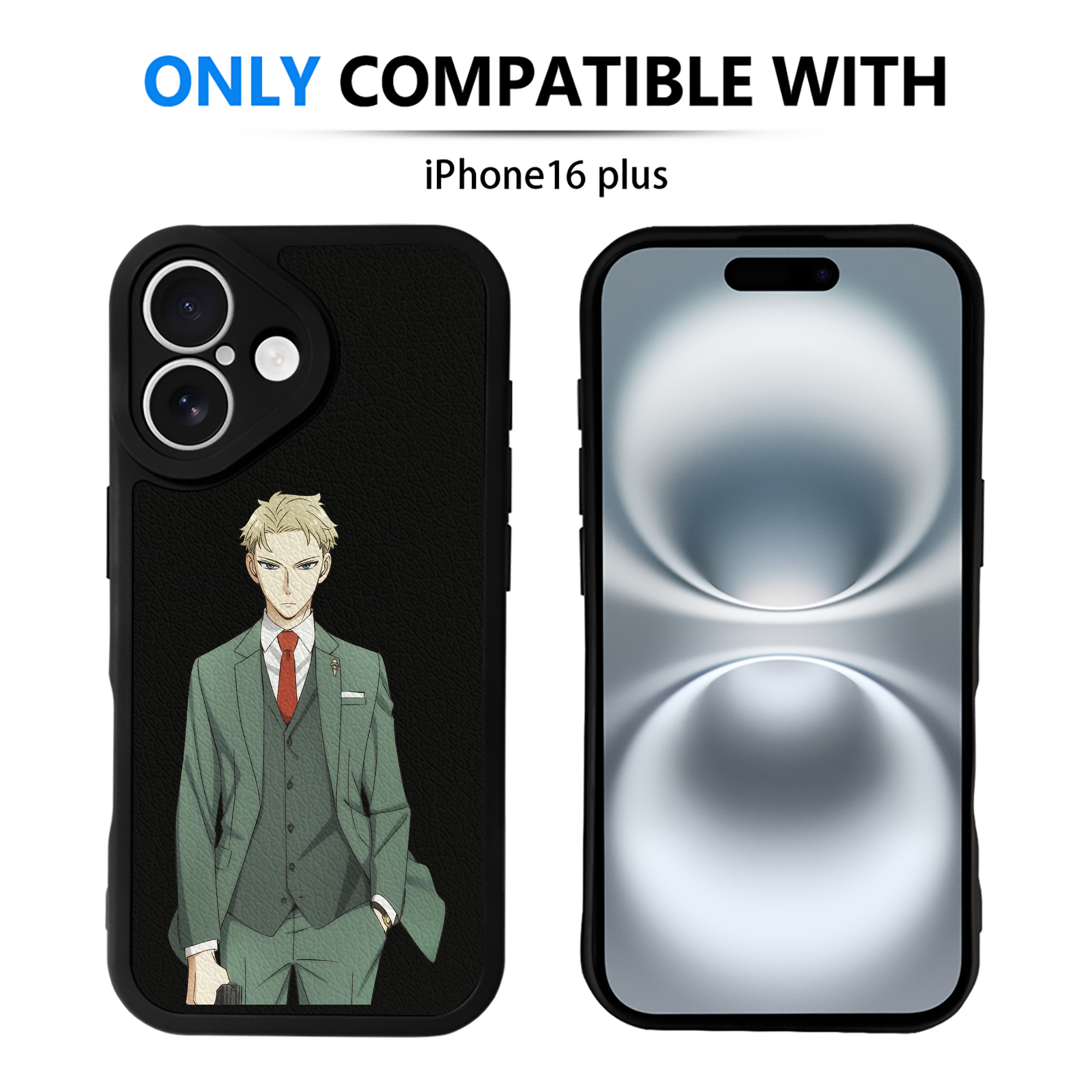 （画像用） SPY×FAMILY间谍家家酒 【iPhone 16シリーズ対応】シリコンスマホケース（レザー調） 材質：シリコン